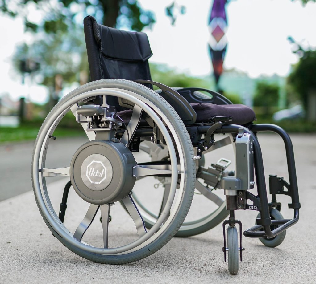 Complete wheelchair, With frame, Octal wheels and camber control